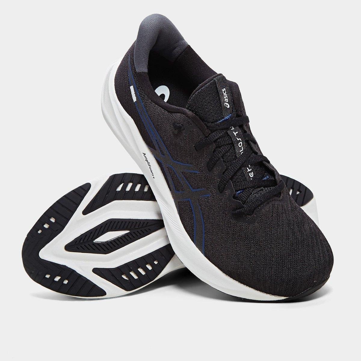Miniatura Tênis Asics Versablast 4 Masculino Preto+Azul claro - 39