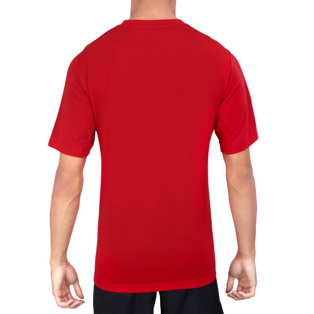 Miniatura Camiseta Adidas Logo Gráfica Essentials Seasonal Vermelha GGG