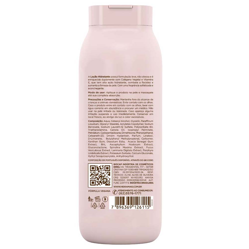 Miniatura Loção Hidratante Corporal Hidramais - Colágeno 500ml