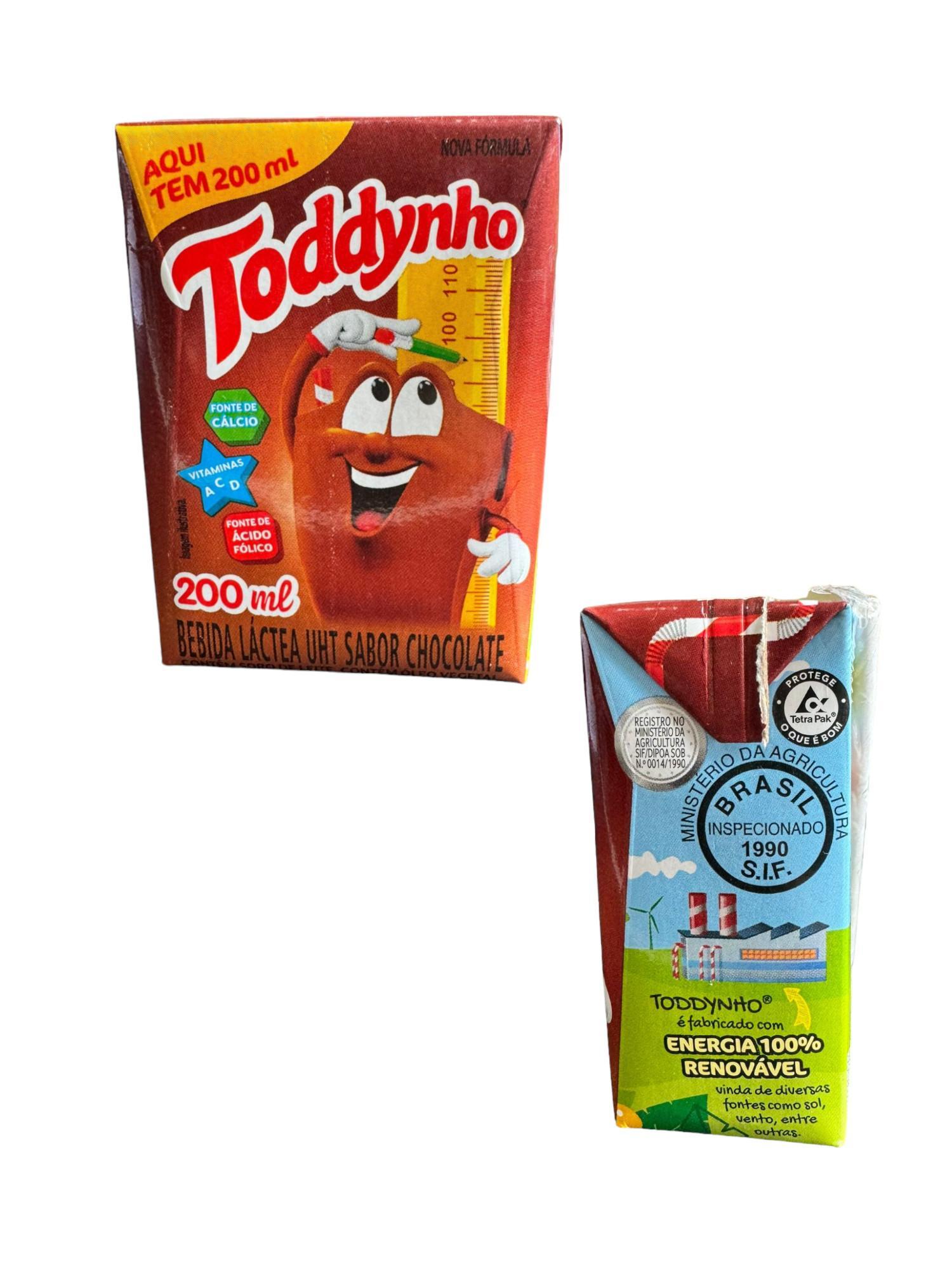 Miniatura Caixa Com 20 Unidades Toddynho Achocolatado 200Ml