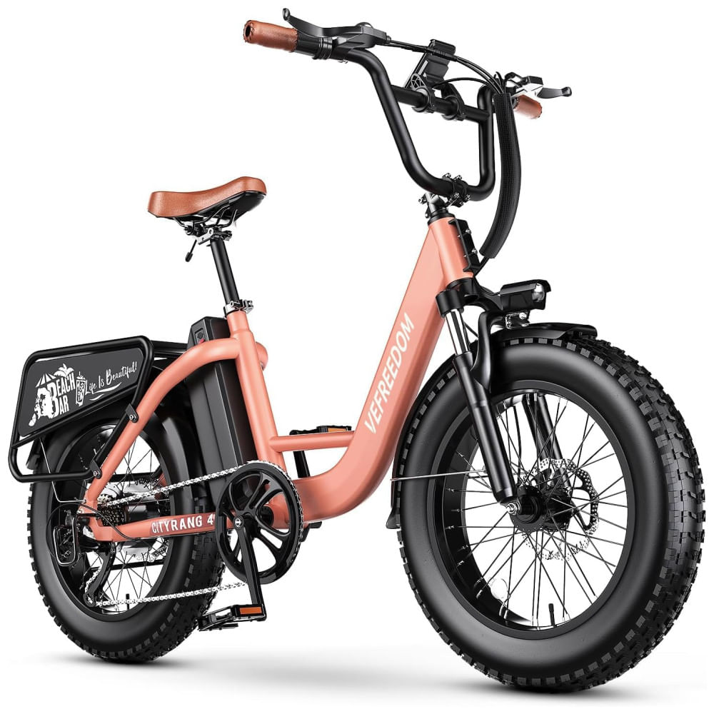 Miniatura Bicicleta Elétrica EUY para Adultos com Motor de Pico de 1500W, Bateria Removível de 48V 20Ah, Ebike Rápida, Máx. 112Km, 48km/h, Pneu Gordo de 20x4.0,