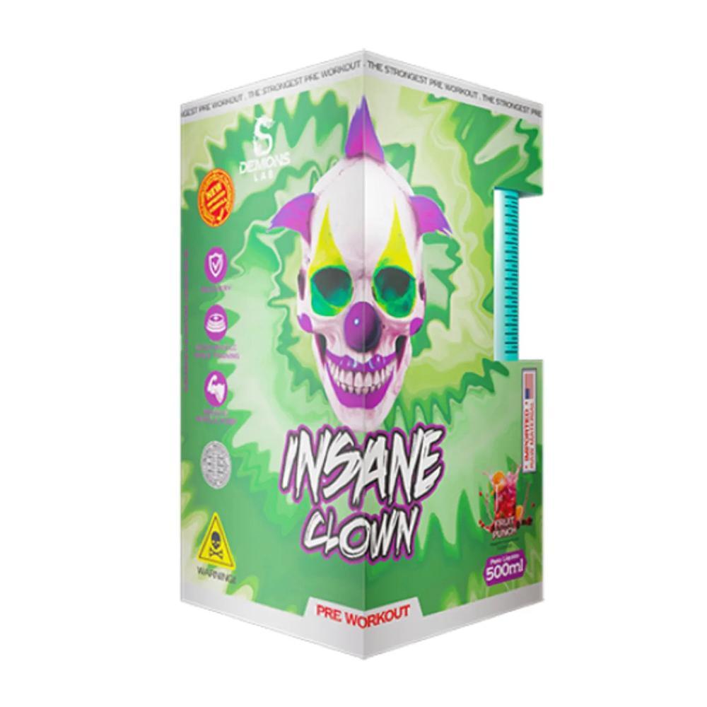 Miniatura Pre Treino Liquido Insane Clown Fruit Punch 500Ml Demons Lab