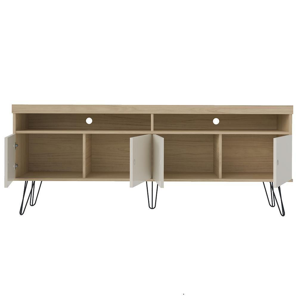 Miniatura Rack 4 Portas Guayaquil Carvalho Off White