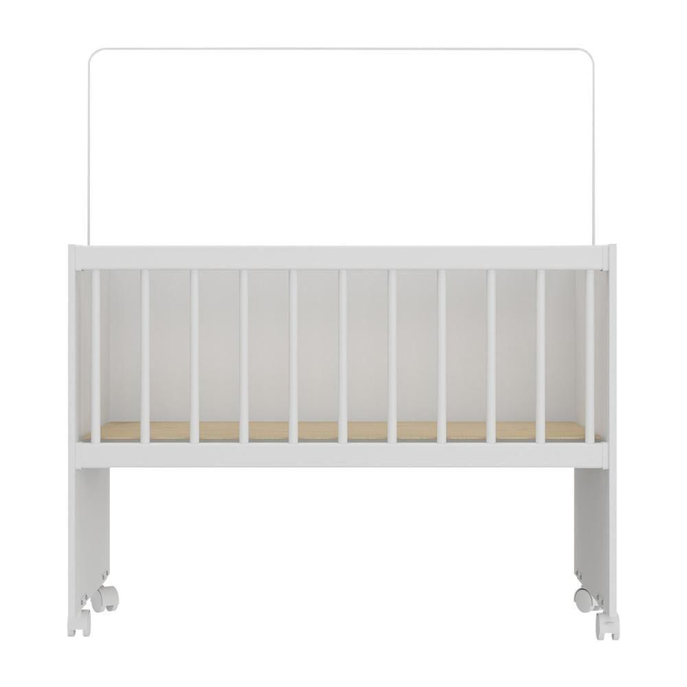 Miniatura Mini Berço Moisés Com Colchão Incluso E Rodízios Multimóveis Mp4381c Branco