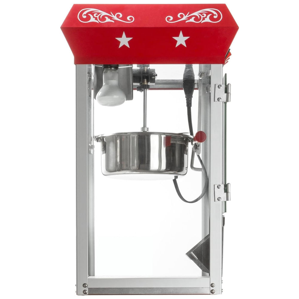 Miniatura Máquina de Pipoca Retro com Panela de 350g, Metal, 120V 850W, Olde Midway