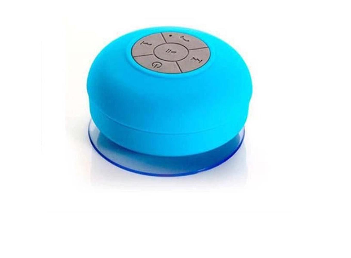 Miniatura Caixa Som Banheiro Prova Dágua Bluetooth - Azul