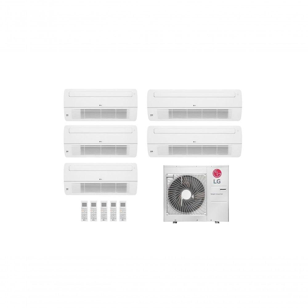 Miniatura Ar Condicionado Multi Split Inverter 5 Ambientes (1via 3x 9.000btus, 1x 12.000btus, 1x 24.000btus) Quente/Frio Wifi Integrado 220V