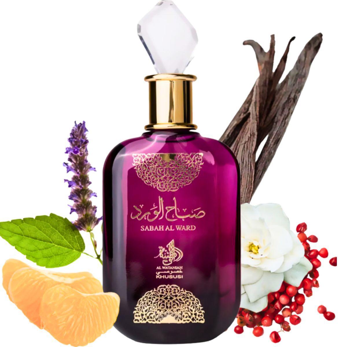 Miniatura Perfume Árabe Sabah Al Wataniah Al Ward Edp 100Ml