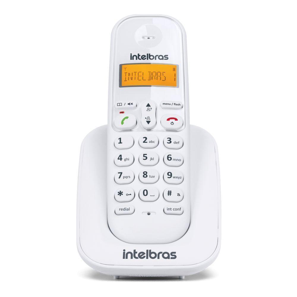 Miniatura Telefone Intelbras Sem Fio Ts-3111 Ramal - Branco