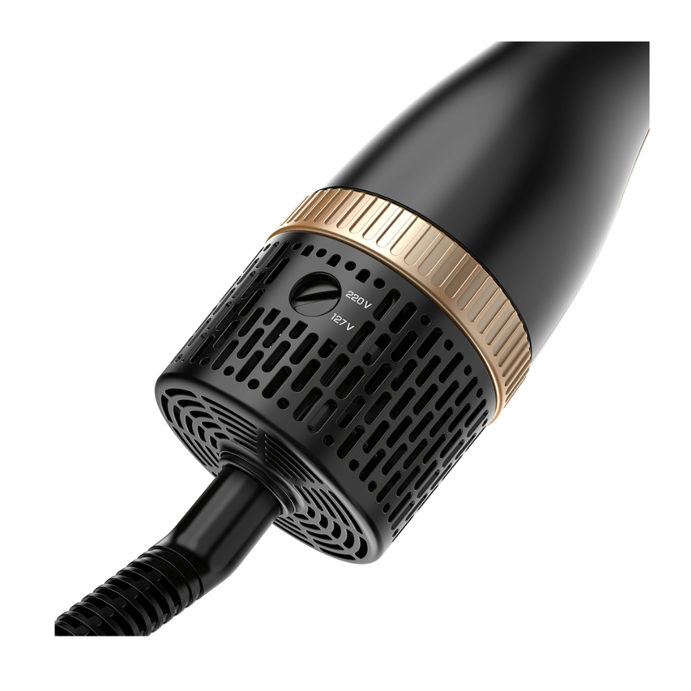 Escova Secadora 2 Cabeças Gold Ion Argan 3D Bivolt Escova Secadora 2 Cabeças Gold Ion 3D Bivolt
