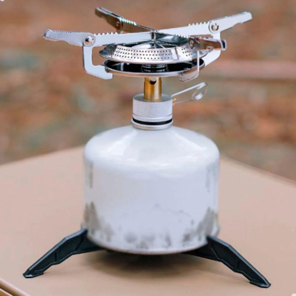 Miniatura Fogareiro Portátil Camping Compacto Com Controle De Chama Lorben
