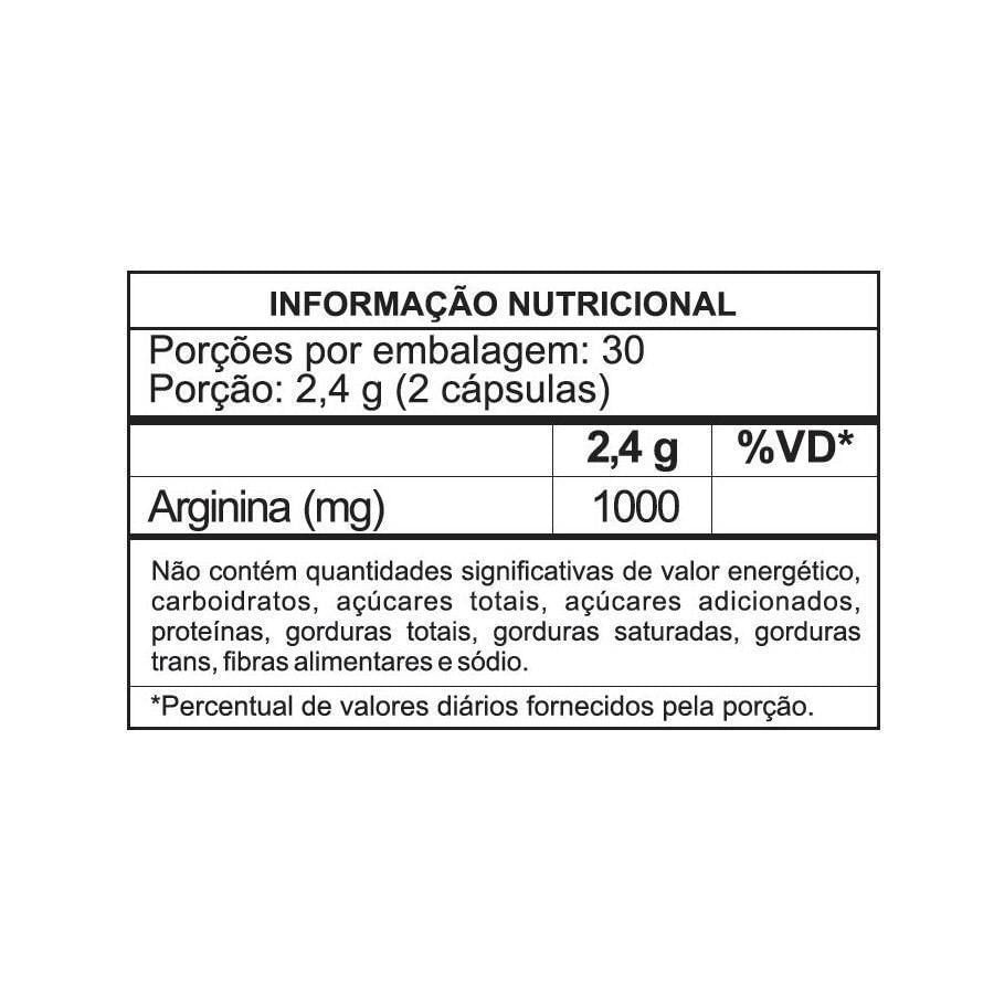 Miniatura L-Arginina 1000 Mg 60 Cápsulas