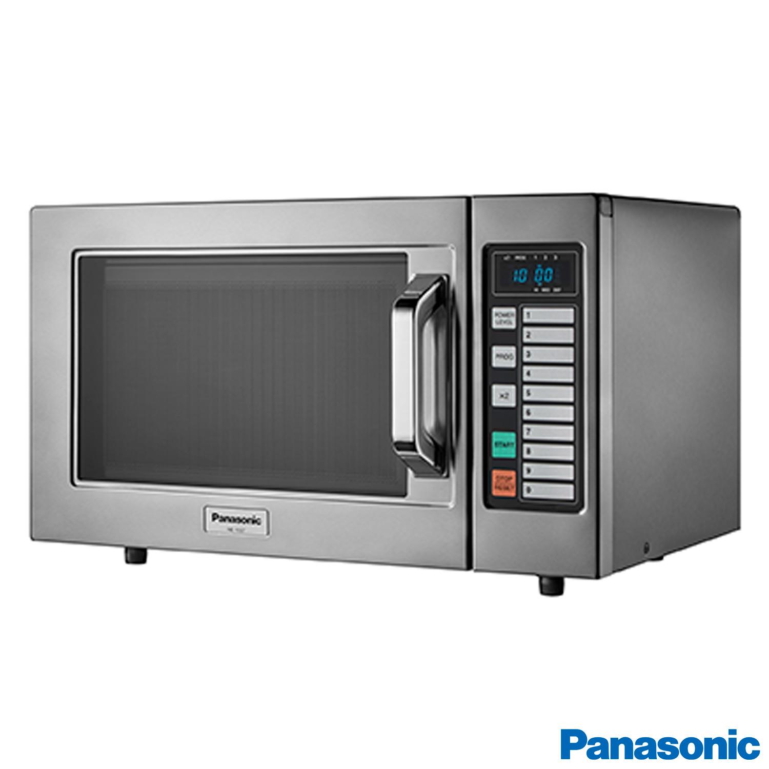 Miniatura Micro-ondas Panasonic Profissional com 22 Litros de Capacidade Inox - NE-1037RYK 220