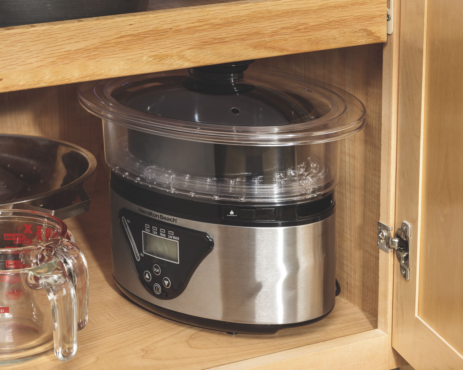 Miniatura Panela De Vapor Elétrica Hamilton Beach 800W 5,2L Timer 127V