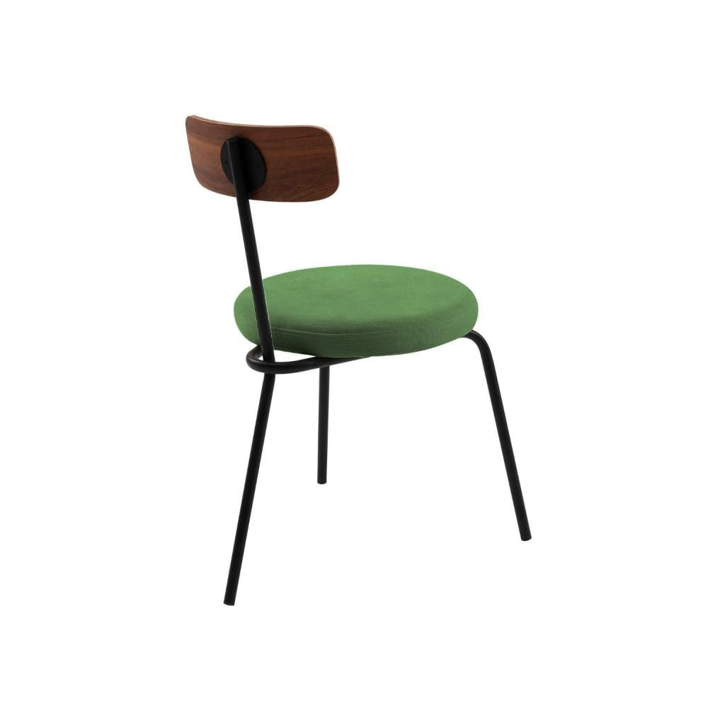 Miniatura Cadeira para Sala de Jantar Ego Verde/preto Verde/Preto