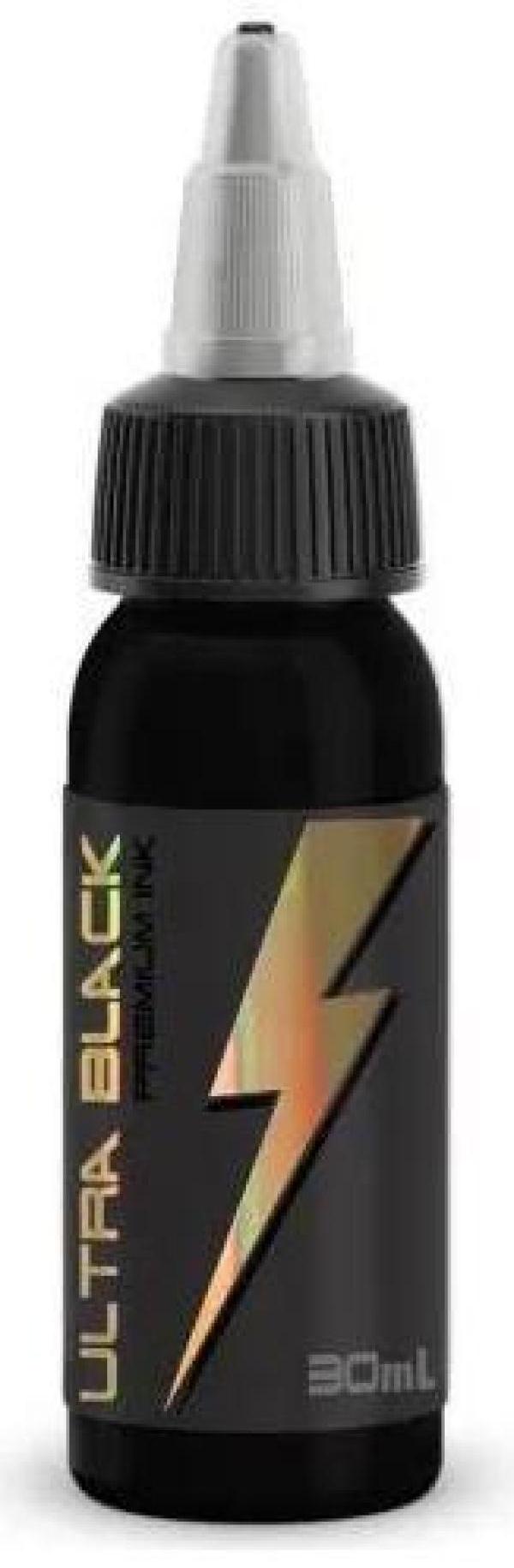 Miniatura Easy Glow Tattoo Tintas Para Tatuagem 30Ml Super Black