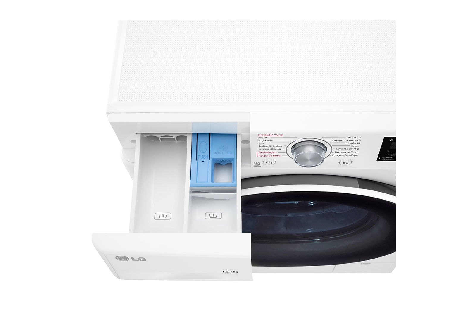 Miniatura Lava e Seca LG VC5 12kg Branca com Inteligência Artificial AIDD™ (CV3012WC5A) - 220v