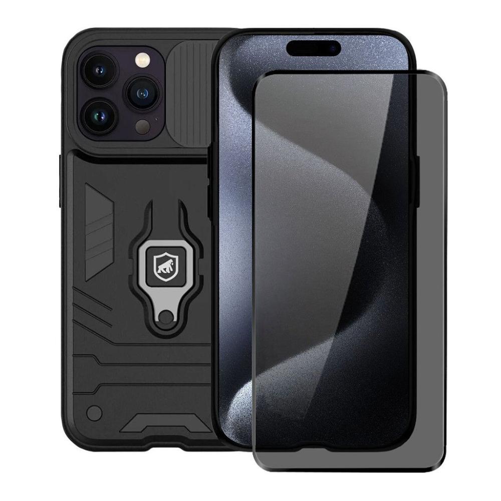 Miniatura Kit Capa Defender e Película Defender Pro Privacidade para iPhone 15 Pro - Gshield
