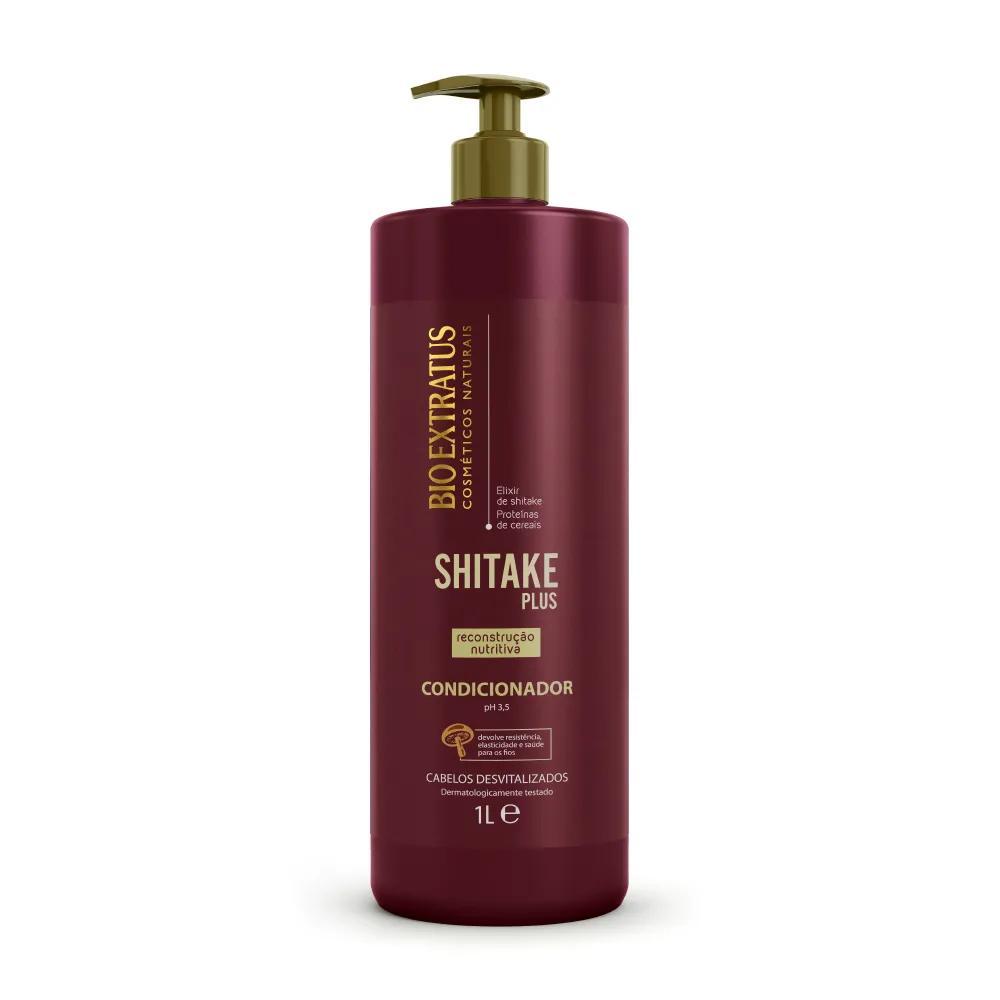 Miniatura Kit Bio Extratus Shitake Plus Sh. Cond. Máscara 1L/Kg Elixir
