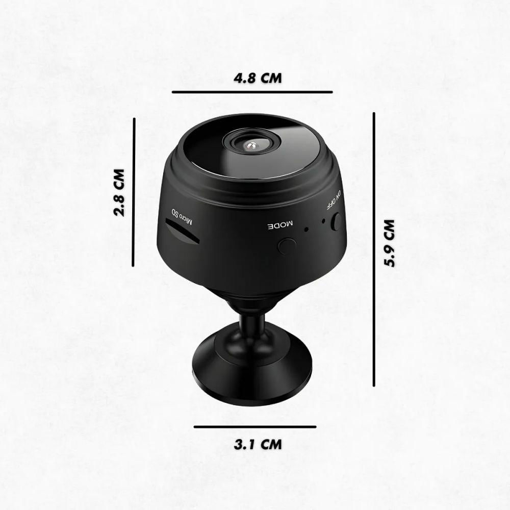 Miniatura Mini Câmera Espiã A9 Wifi Sensor Visão Noturna