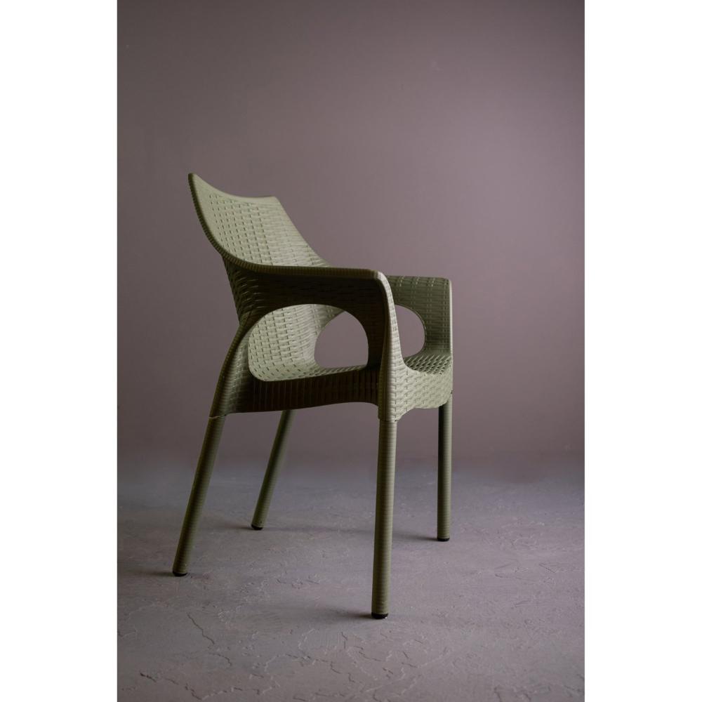 Miniatura Conjunto com 4 Cadeiras para Jardim Relic Verde Alecrim