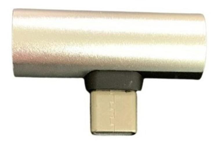 Miniatura Adaptador Tipo-C Para Cabo P2 3.5Mm It Blue