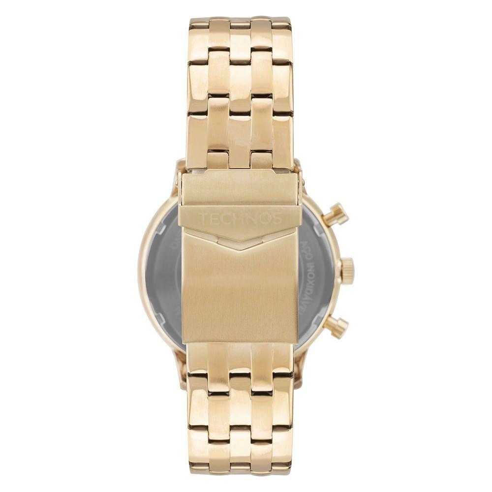 Miniatura Relógio Technos Masculino Grandtech Dourado - Js15enq/1p Js15enq/1p
