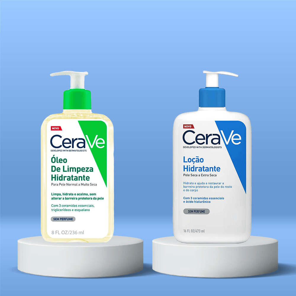 Miniatura CeraVe Kit - Óleo de Limpeza Hidratante + Loção Hidratante Corporal Kit