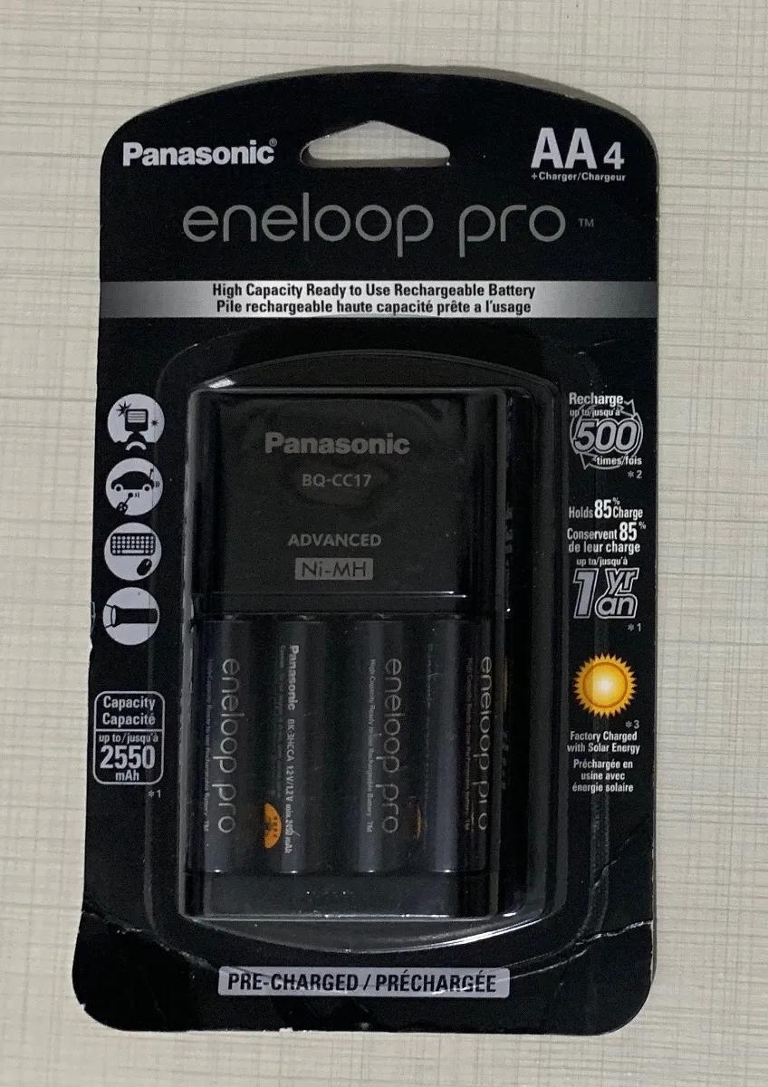 Miniatura Carregador Pilha Recarregavel Eneloop Pro Kit C4 Aa