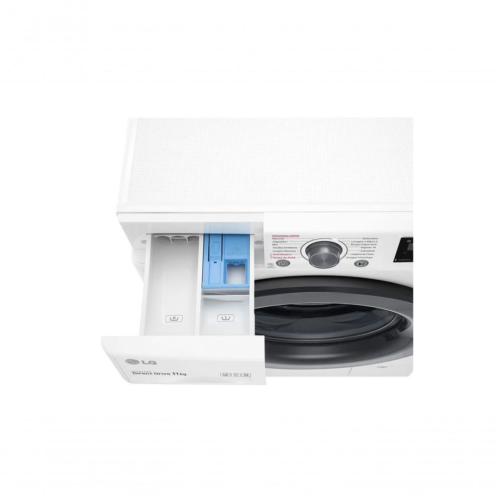 Lavadora Smart LG VC5 11kg Branca com Inteligência Artificial AIDD™ 110V