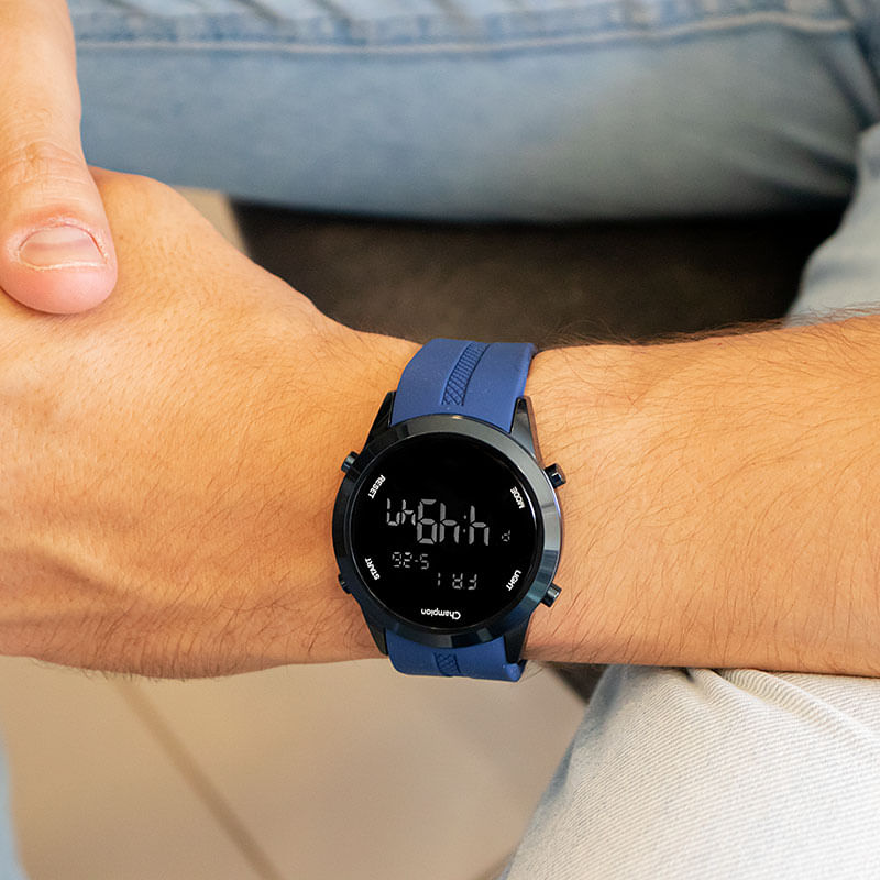 Miniatura Relógio de Pulso Masculino Champion Esportivo Digital Azul CH40259A