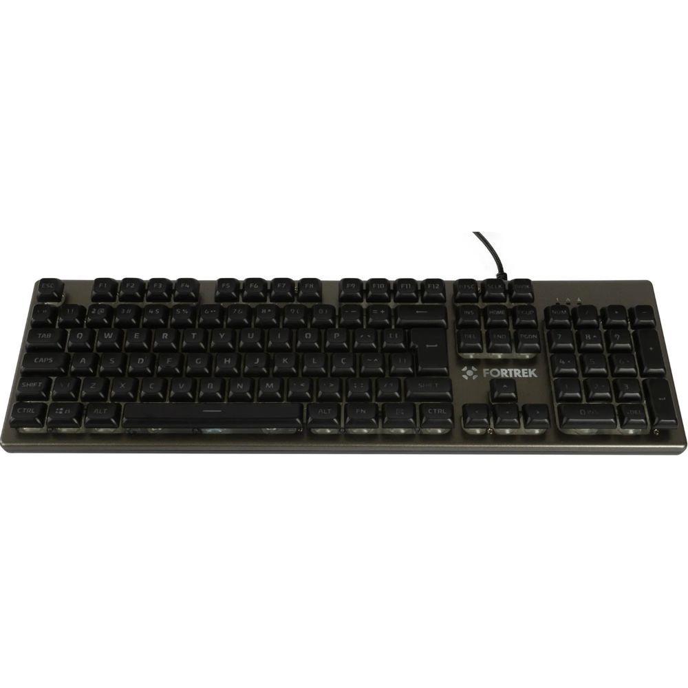 Kit Usb Gamer Fortrek Ranger 70551 Teclado E Mouse 6400 Dpi 1,4m ? Grafite