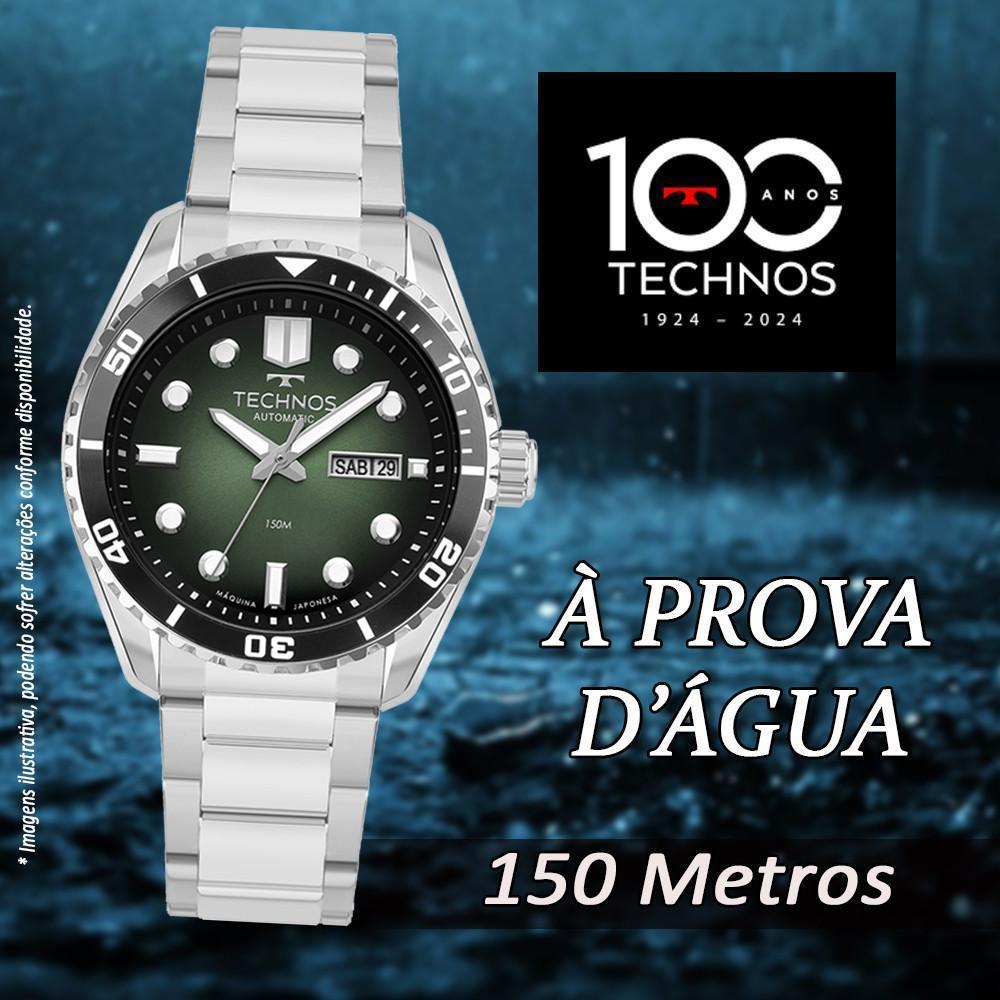 Miniatura Relógio Technos Masculino Automático 8205Ox 1V