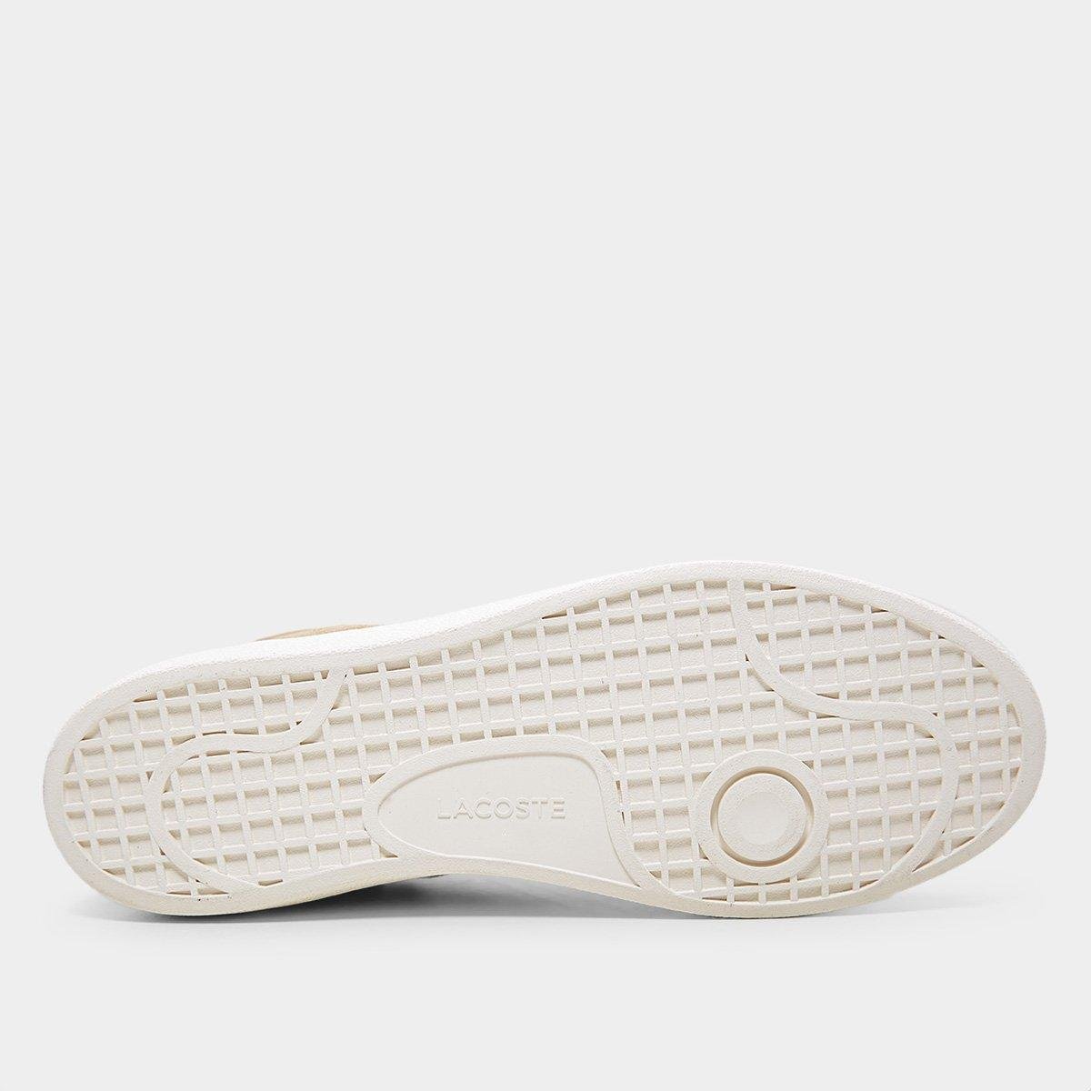 Miniatura Tênis Lacoste Baseshot Masculino Bege - 38