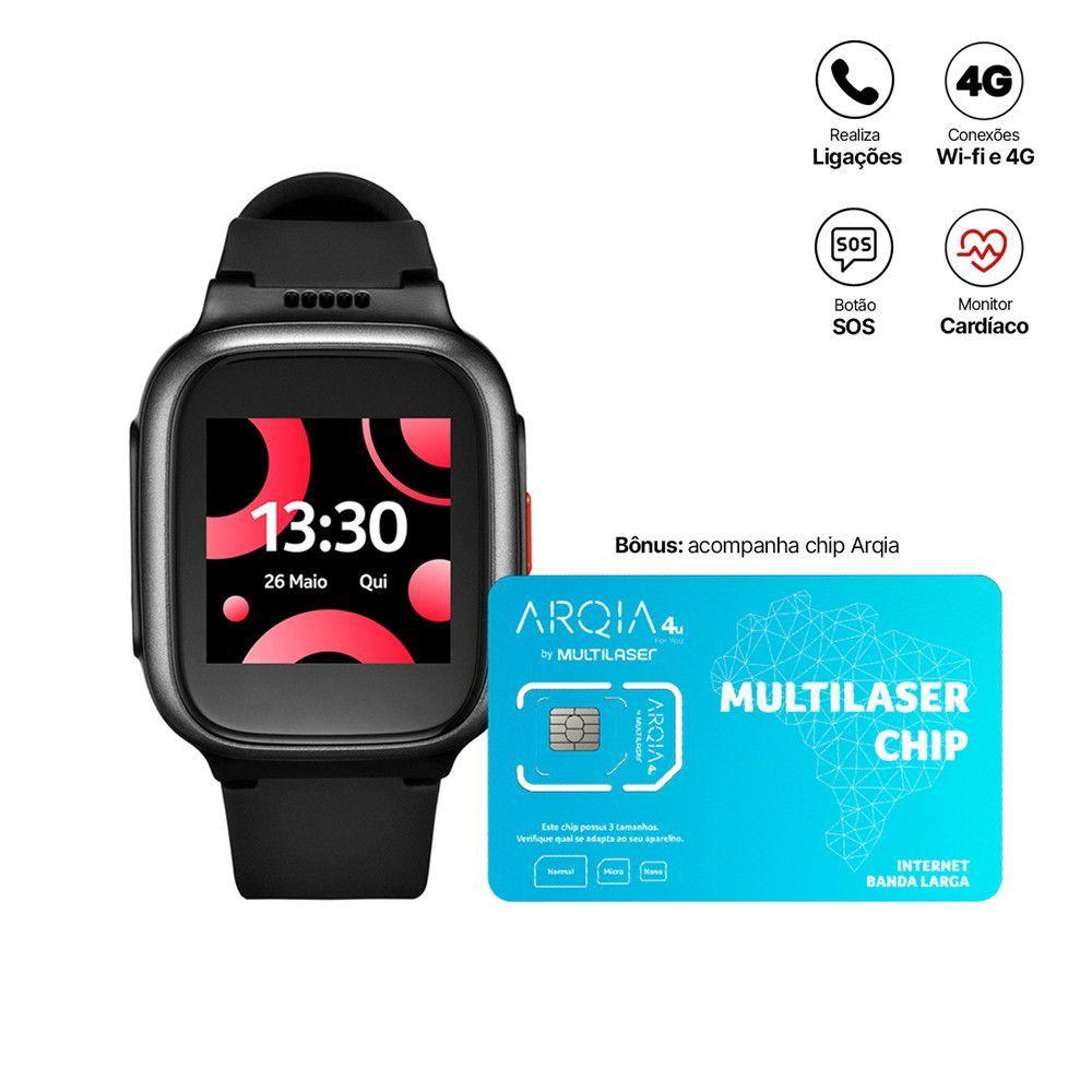 Smartwatch Relogio Inteligente Multi - P9202 Preto