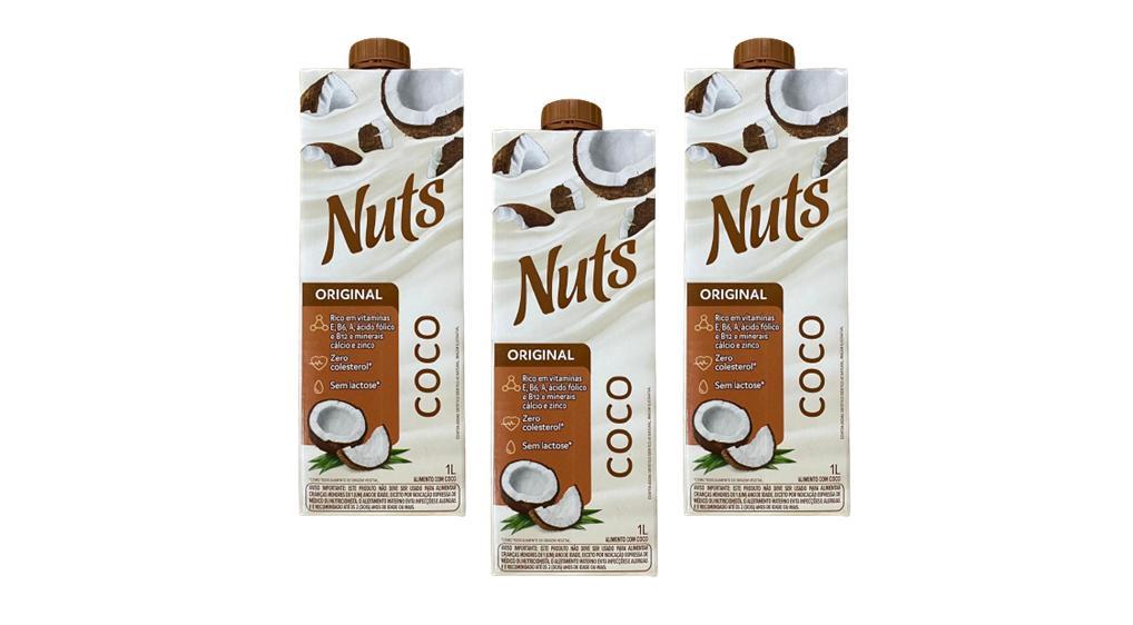 Miniatura Kit 3 Bebida Amendoa Nuts Coco 1L