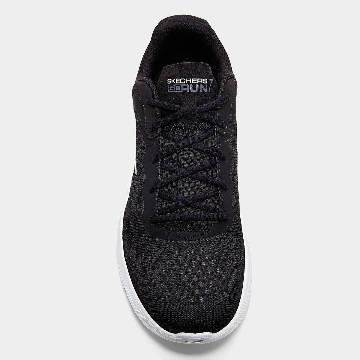 Miniatura Tênis Skechers Go Run 7.0 Masculino Preto+Branco - 38