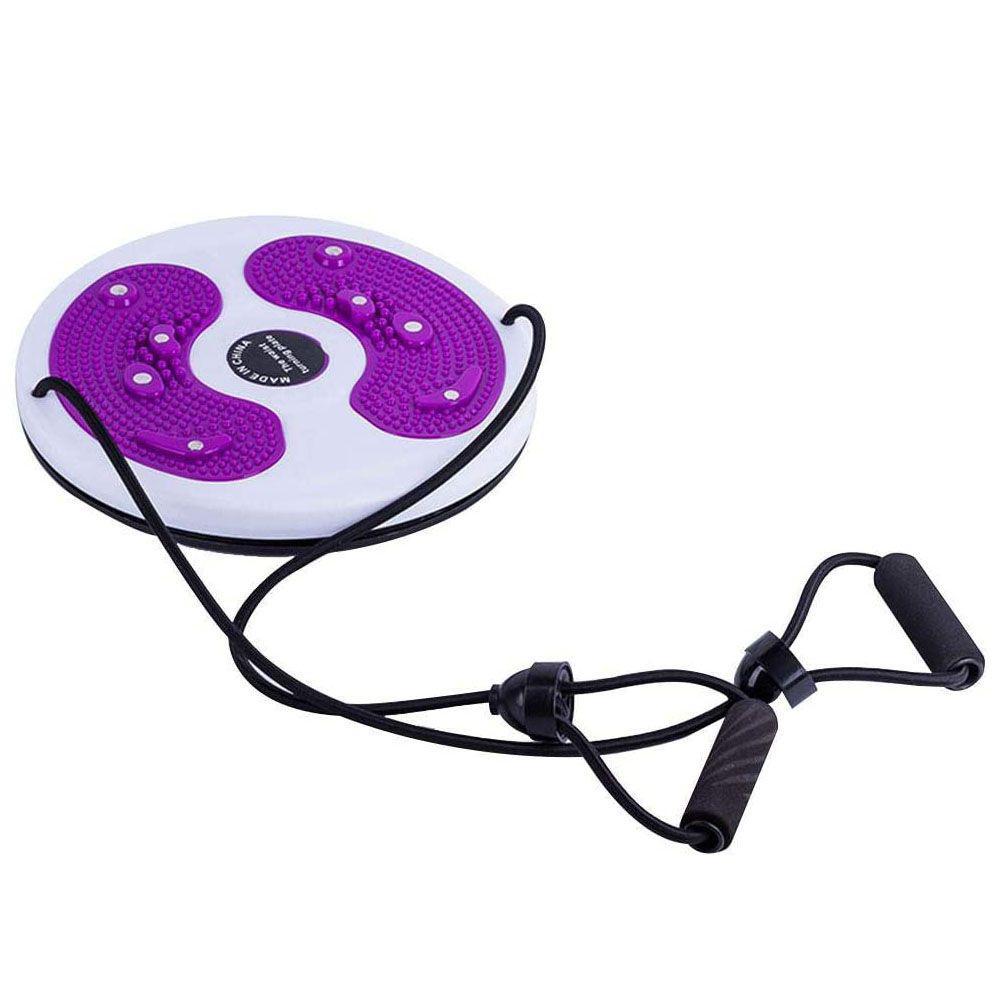 Miniatura Disco De Equilíbrio Exercício Com Elásticos Waist Twisting