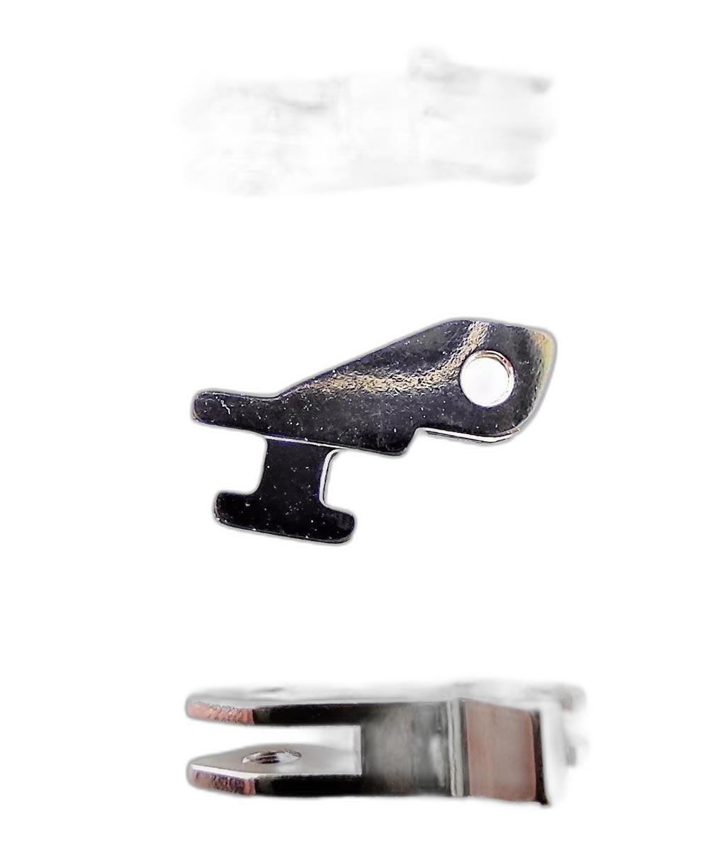 Miniatura Charneira Md 04 Dobradiça Óculos Prateado (10 Pares)