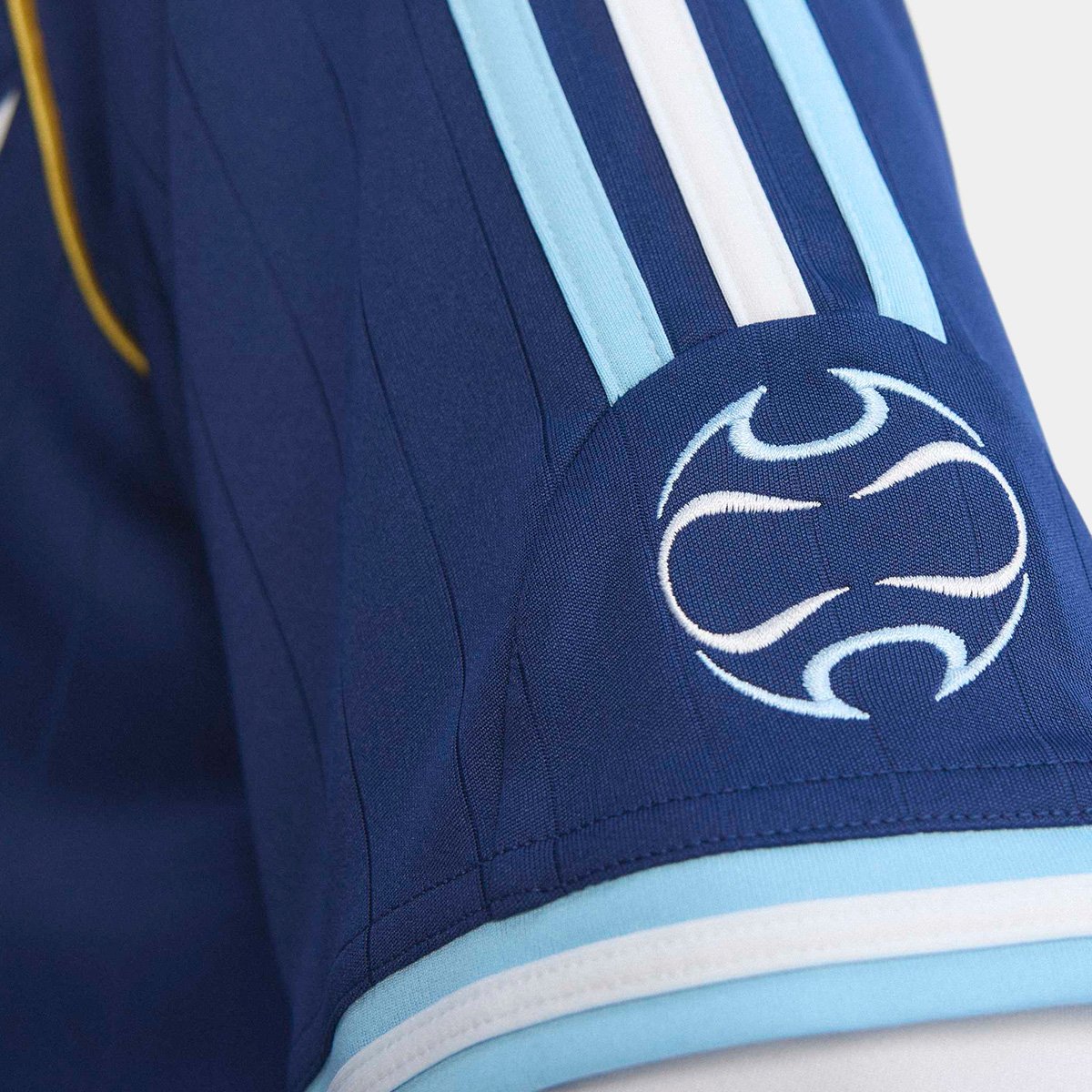 Miniatura Camisa Seleção Argentina Away 2006 Messi Nº19 Adidas Masculina Azul - EEGG