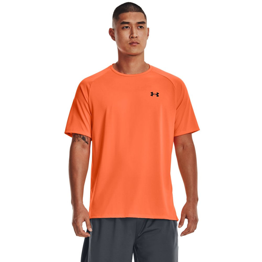 Miniatura Camiseta de Treino Masculina Under Armour Tech 2.0 2GG Laranja