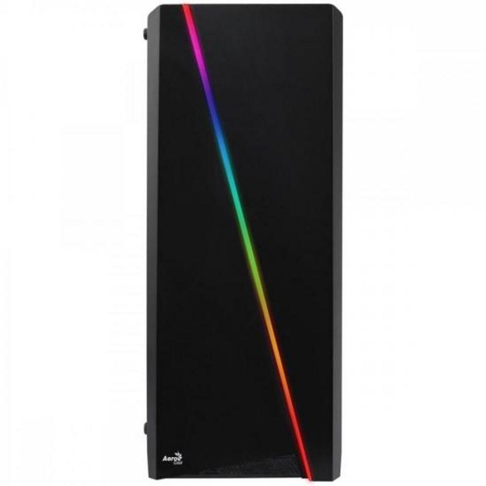 Miniatura Gabinete Gamer Aerocool Cylon Preto Rgb Lateral Acrílico