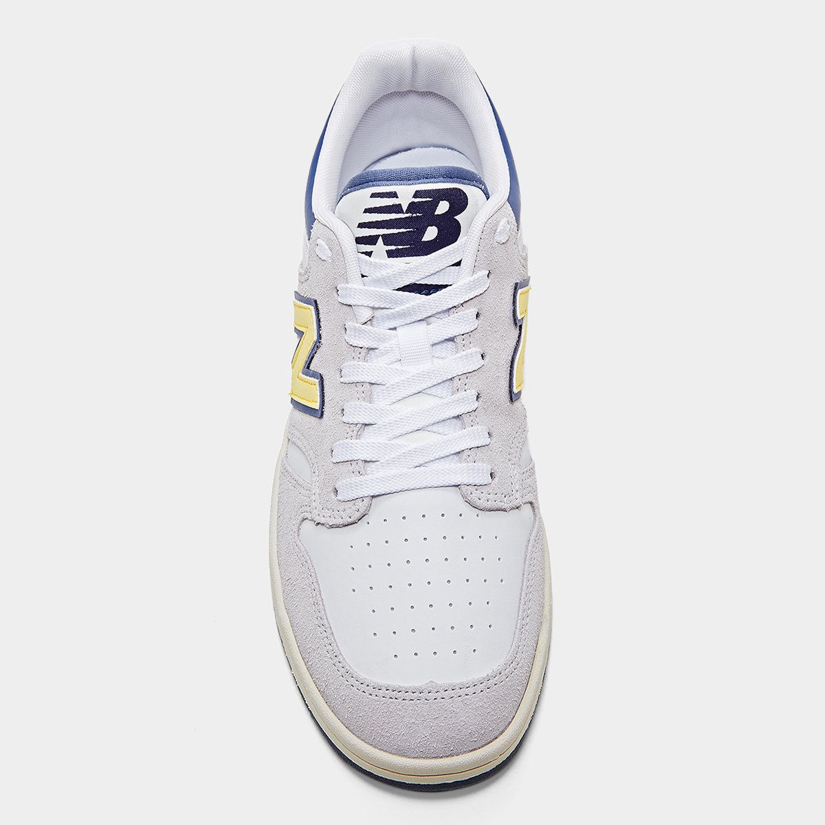 Miniatura Tênis New Balance 480 Low Masculino Cinza+Azul - 38