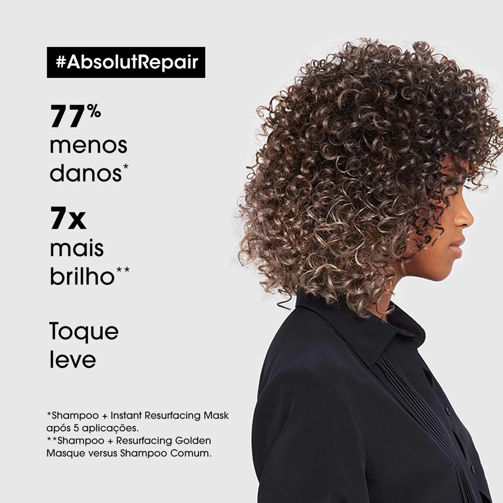 Miniatura Shampoo Loreal Absolut Repair Gold Quinoa + Protein 300Ml