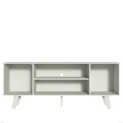 Rack para TV até 55 Polegadas Madesa Copenhagen Branco Cor:Branco