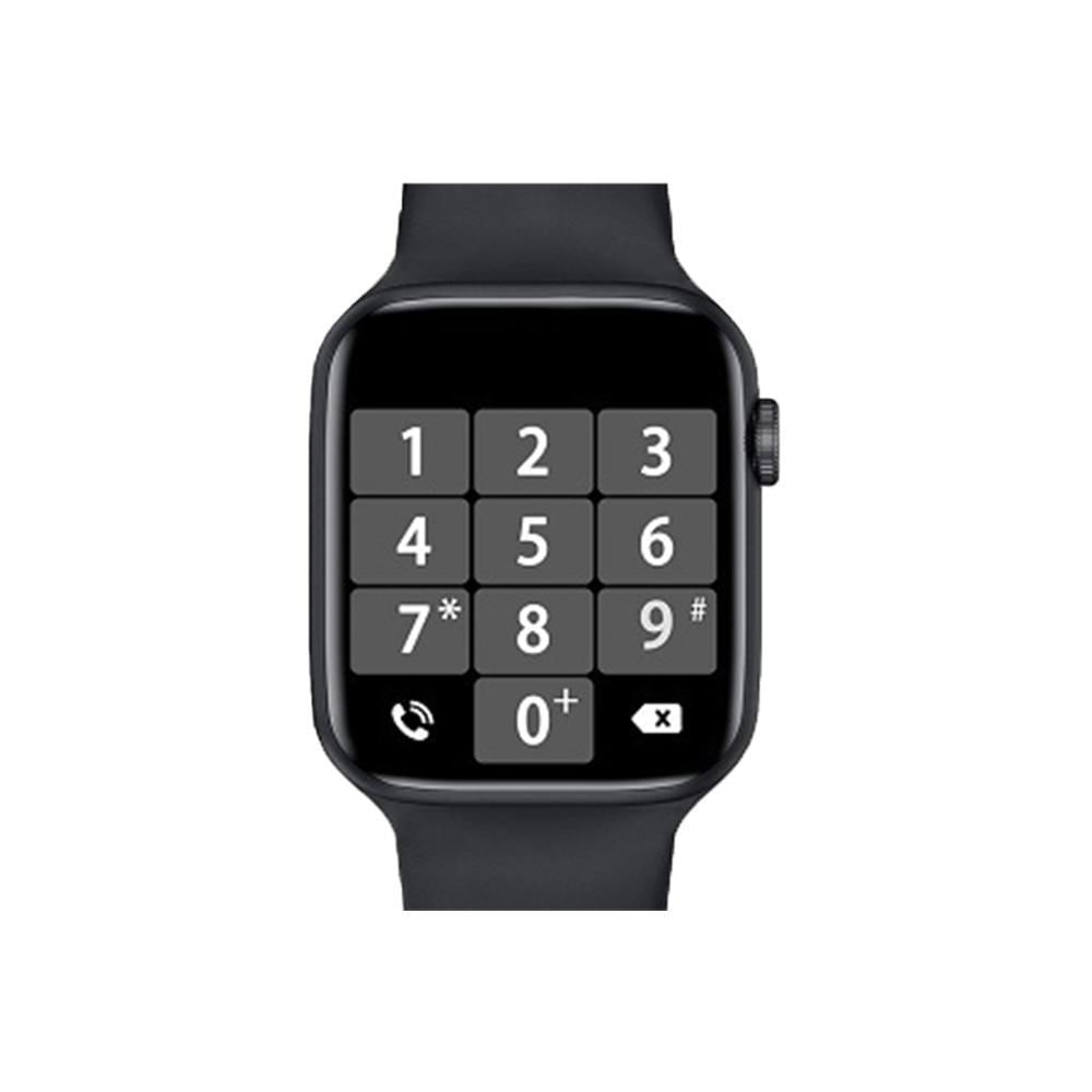 Miniatura Smartwatch Iwo 12 Lite Pro 44Mm (Atende E Faz Ligações) Preto - Hd ips - Smartwatch - Calculadora - Iwo - Silicone - 44mm - Lcd - 12 lite pro