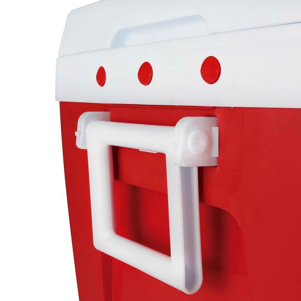 Miniatura Caixa Térmica 75l Grande Cores Cooler Bebidas Mor Vermelho
