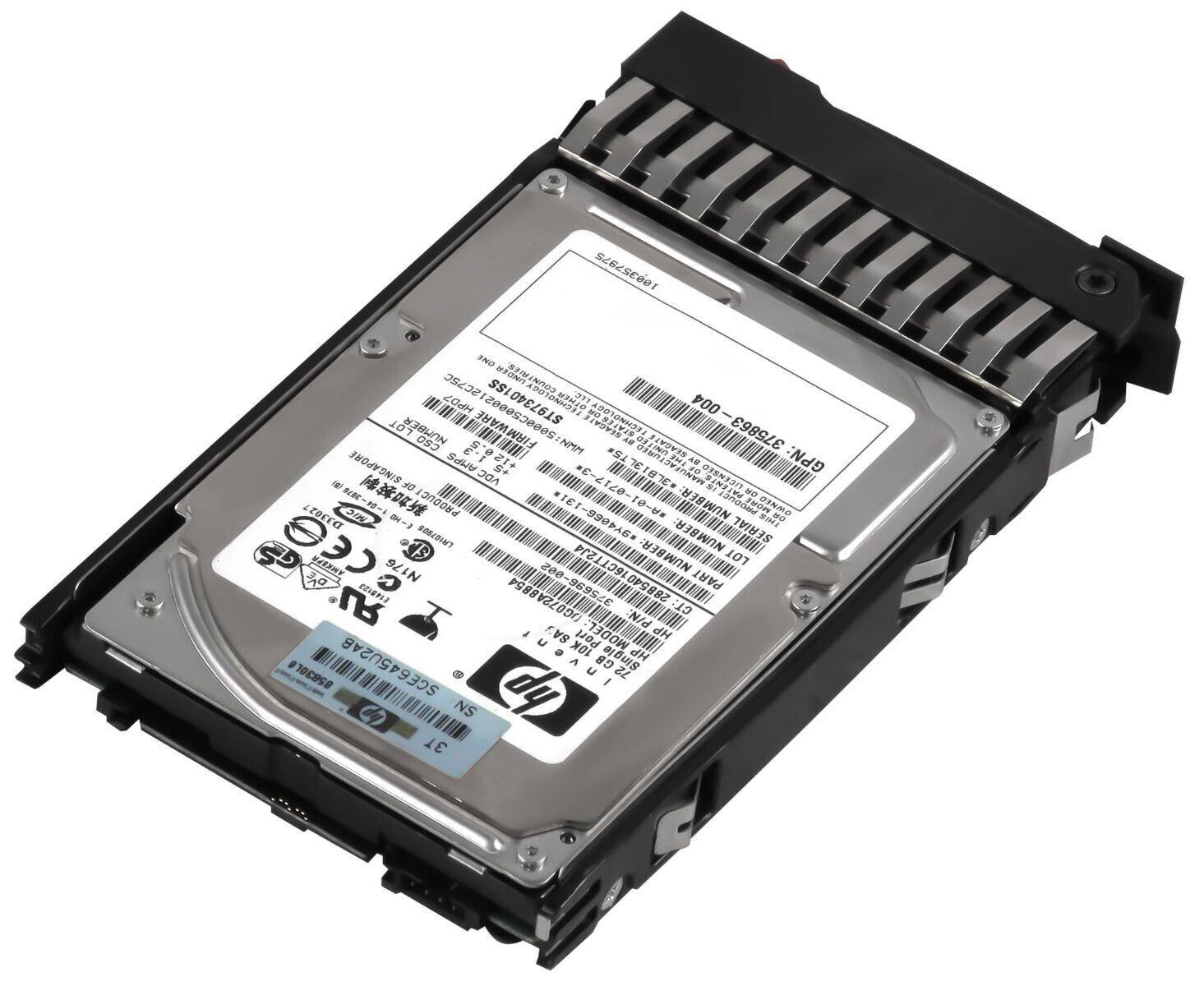 Miniatura Hd Sas Hp 72Gb 10K 2.5 Dg072A8B54 375863-004 375696-002