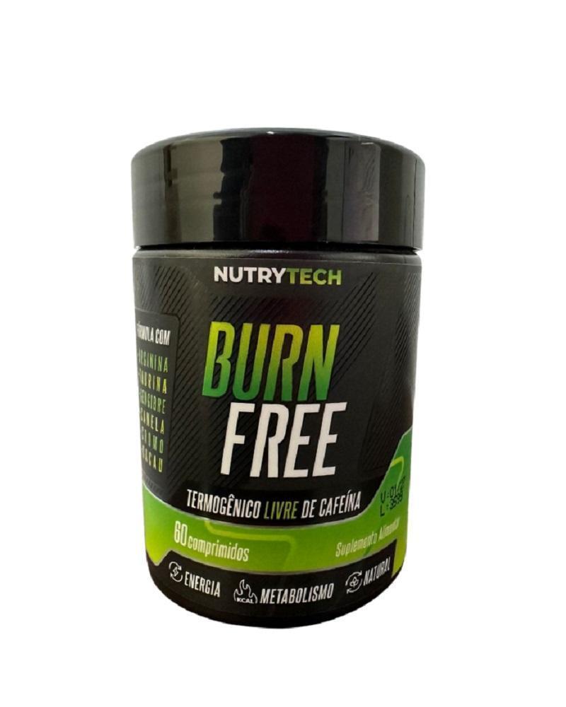 Miniatura Burn Free Termogênico Sem Cafeína Com Canela 60 Comprimidos