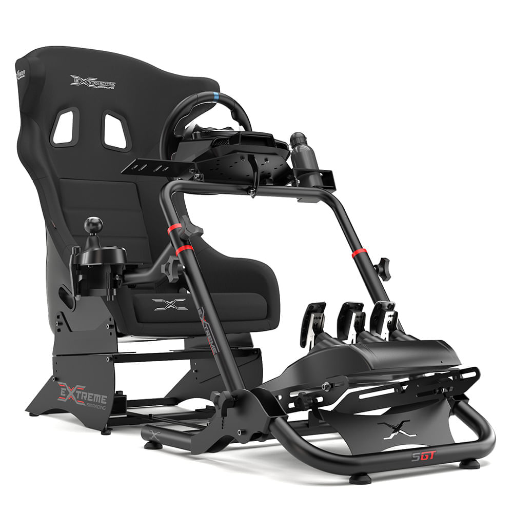 Miniatura Suporte para Volantes - SGT - Preto - Extreme Racing